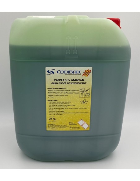 BRILLO RENTAVAIXELLES MANUAL CODIBAIX VERD-1 x 20l-