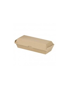 CAJA CARTON MARRON HOT DOG 250x108x67mm -1 x 200u-