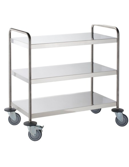 CARRO GALINDO 3 BANDEJAS ACERO INOX