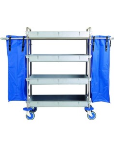 CARRO GALINDO CROMADO  MOD10  4BANDEJAS