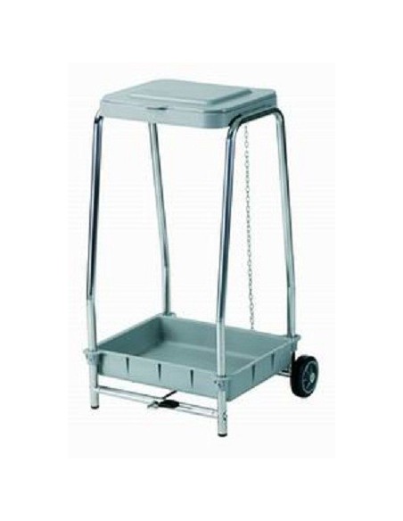 CARRO GALINDO INOX SOPORTE BOLSA  MOD360 2 ruedas CTAPA
