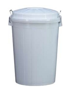 CONTENEDOR INDUSTRIAL DENOX CTAPA 95 LTRS BLANCO