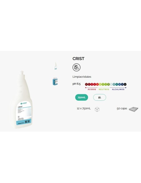 CRIST 750 Limpiacristales -1 x 750ml-