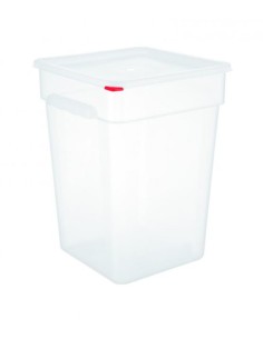 CUBETA TRANSP CUADRADA CTAPA PE 22 LTRS