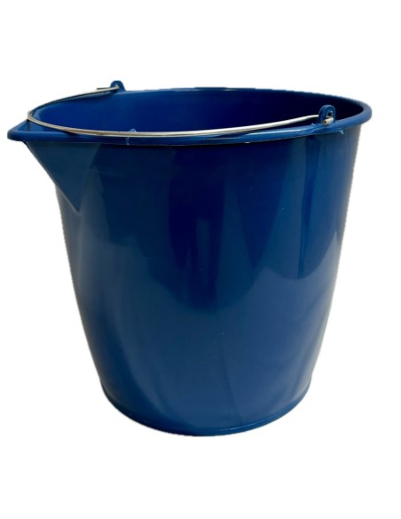 CUBO AGUA 13 ltrs COLOR AZUL asa metalica REF 902295