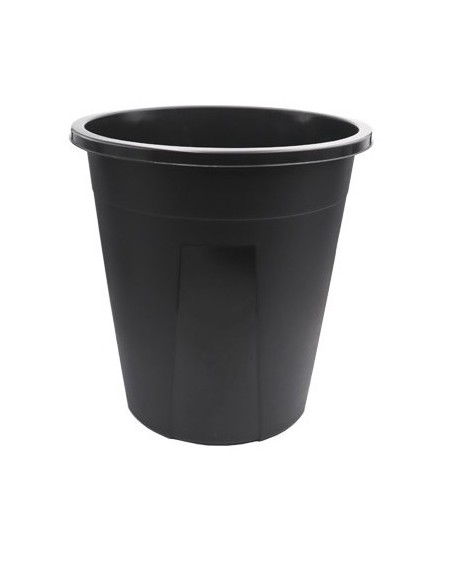 CUBO PLASTICO NEGRO 50L SIN TAPA