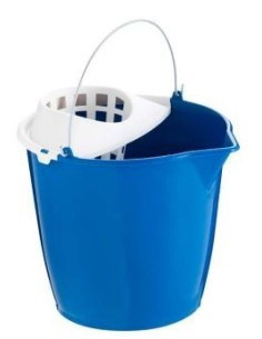 CUBOESCURRIDOR 13 LTRS AZUL ECO ASA METALICA -1u-