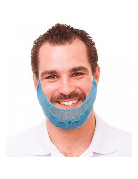 CUBREBARBAS POLIPROPILENO AZUL PLEG ACORDEON -10pq x 100u-