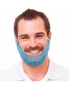 CUBREBARBAS POLIPROPILENO AZUL PLEG ACORDEON -1pq x 100u-