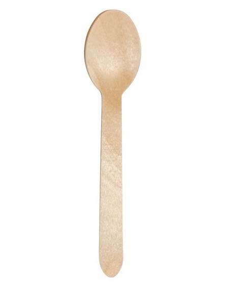 CUCHARA MADERA MESA 160mm -1 x 100u-