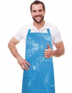 DELANTAL CPETO AZUL POLIETILENO 76x120CM -1 x1000u-