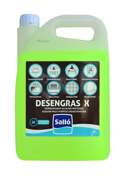 DESENGRAS X Desengrasante alcalino multiusos -1 x 5l-