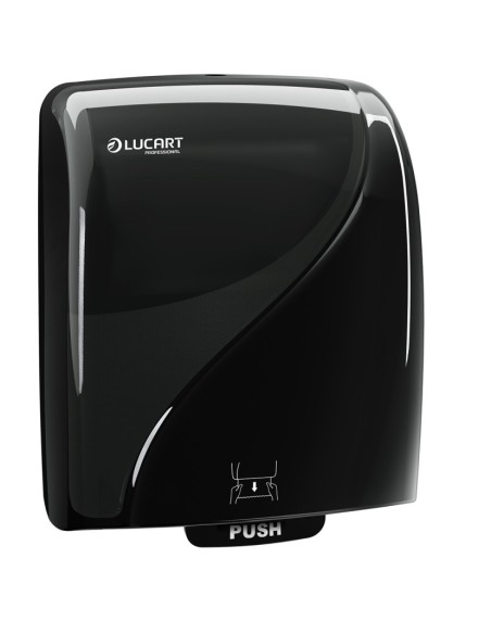DISPENSADOR LUCART IDENTITY HAND TOWEL NEGRO