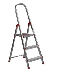 ESCALERA ROLSER ALUMINIO 2 PELDAÑOS TIJERA COLOR LIMA