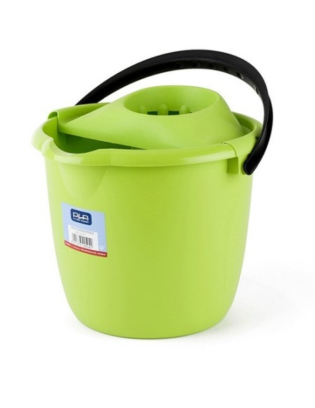 ESCURRIDOR REDONDO PARA CUBO 14 LTRS ROJOAZULGRIS