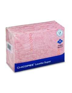 GAMUZA CHICOPEE LAVETTE SUPER -6 x 25u- ROJO