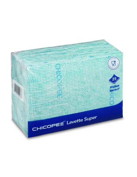 GAMUZA CHICOPEE LAVETTE SUPER -6 x 25u- VERDE