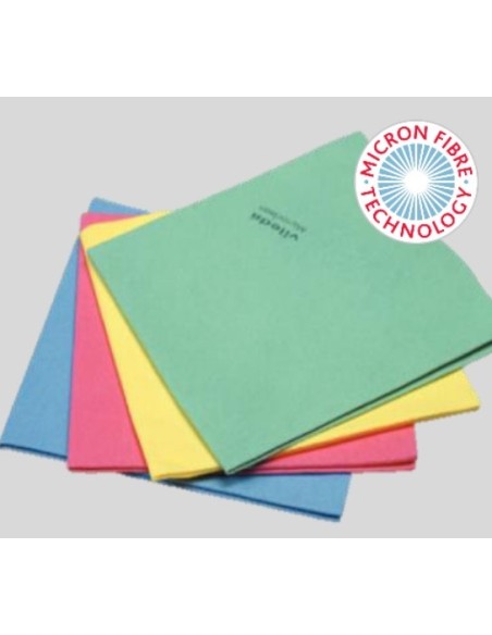 GAMUZA MICROCLEAN VILEDA VERDE -1 x 5u-