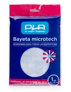 GAMUZA MICROFIBRA ECOLOGICA 40x38 PLA -1 u- ROJA