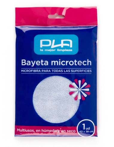 GAMUZA MICROFIBRA ECOLOGICA 40x38 PLA -1 u- ROJA