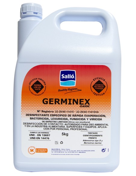 GERMINEX Limpiador desinf bact y fungicida -1 x 5l-