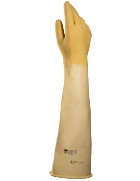 GUANTE ALTO 285 AMARILLO T9  MEDIANA