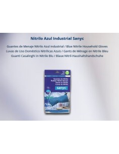GUANTE NITRILO INDUSTRIAL AZUL TP -1u-
