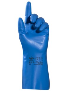 GUANTE ULTRANITRIL 472 AZUL T6 -1u-