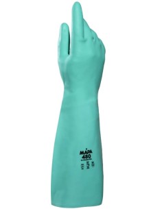 GUANTE ULTRANITRIL 480 VERDE 46 cms T10