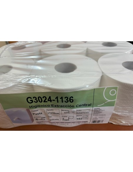 JUMBO 2C 320serv PASTA MINI extracción central -1 x 6u-