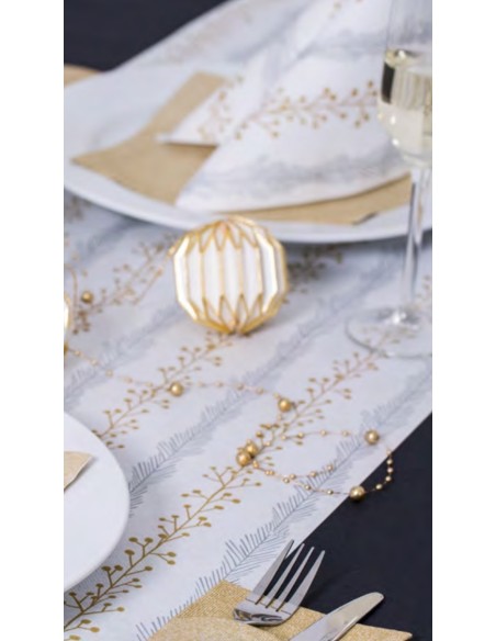 MANTEL ROLLO GC CLASS DUETO STELLA PLATA 040x50m -1 x 3u-