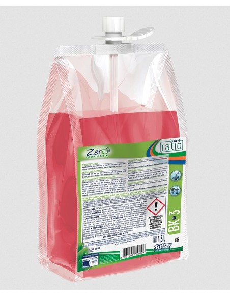 RATIO ZERO BK-3 HIGIENIZANTE BAÑOS - 2 x 1500ml- concentrat-VERMELL