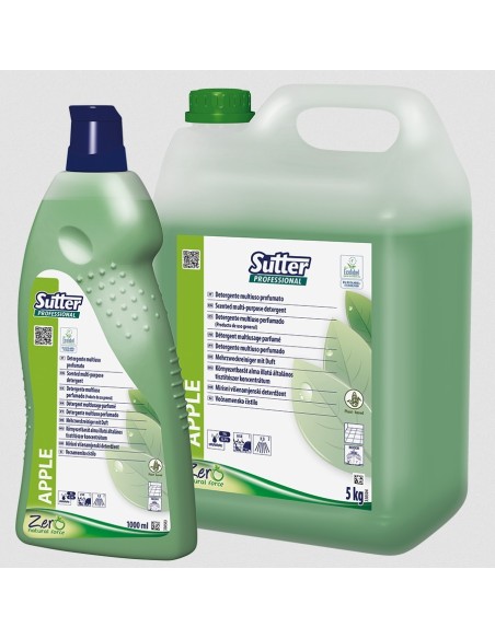 ZERO APPLE DetergenteNatural multiuso perfumado - 1 x 1l-