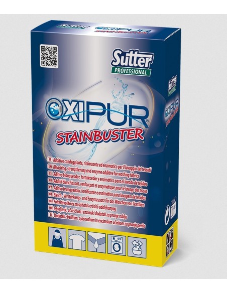 OXIPUR STAINBUSTER Aditivo eliminador de manchas en polvo -12x 1kg-
