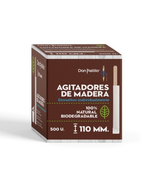 PALETINA CAFE MADERA ENFUNDADA 14cm -1 x 1000u-