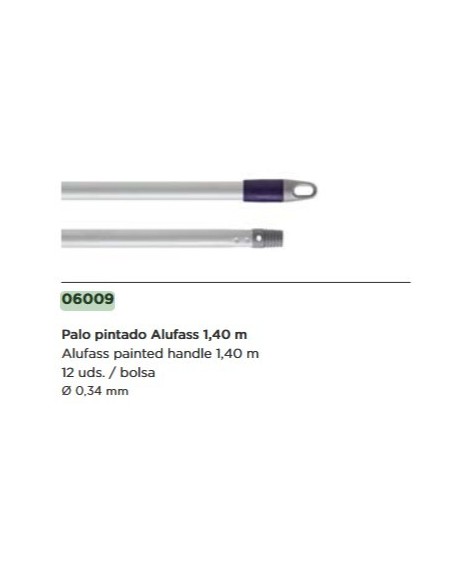 PALO ALUFAS GRIS BARNIZADO 140MT