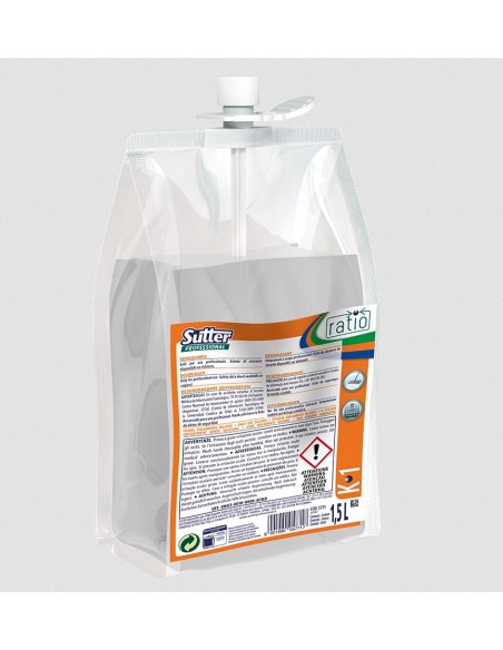 RATIO K-1 DESENGRASANTE CONCsuelos y superficies -2 x 1500ml-