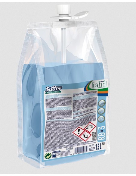 RATIO RB-3 LIMPIADOR HIGIENIZANTE - 2 x 1500ml- concentrat