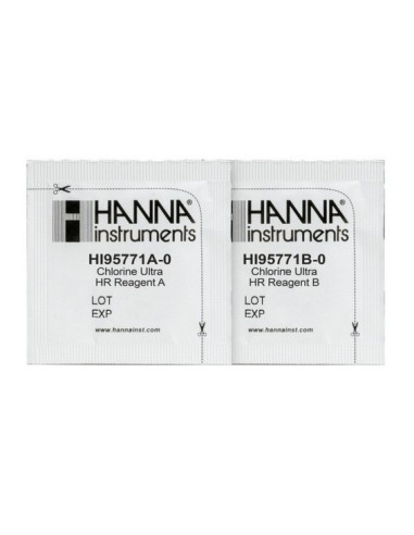 REACTIVO CLORO RANGO ULTRA ALTO A -1 x 100u-  B -1 x 100u-