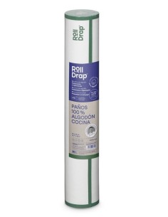 ROLL-DRAP 40X64 FONDO BLANCO-CENEFA VERDE -1 u-
