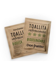SACHET TOALLITA REFRESCANTE BIODEGRADABLE -1 x 500u-