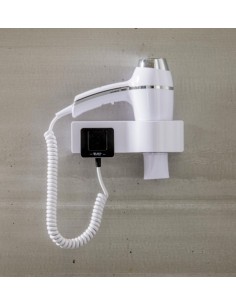 SECADOR CABELLO JVD ALTEO BLANCO 1875W SSOPORTE