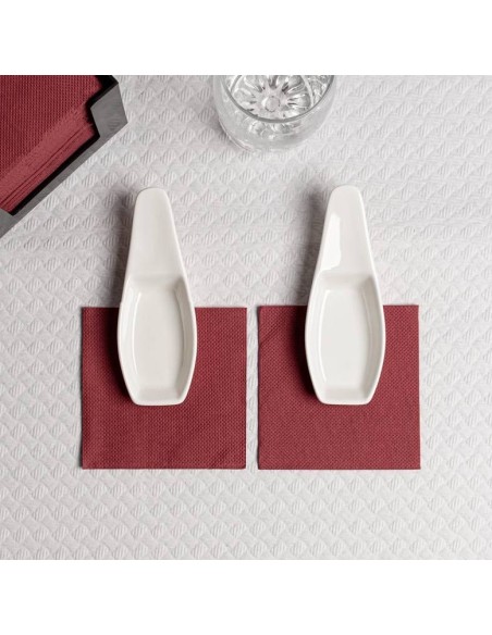 SERVILLETA 20x20 2C MICROPUNTO -20pq x 100u- BURDEOS