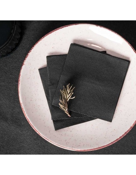 SERVILLETA 20x20 2C PUNTAPUNTA -1 x 3840u- NEGRA