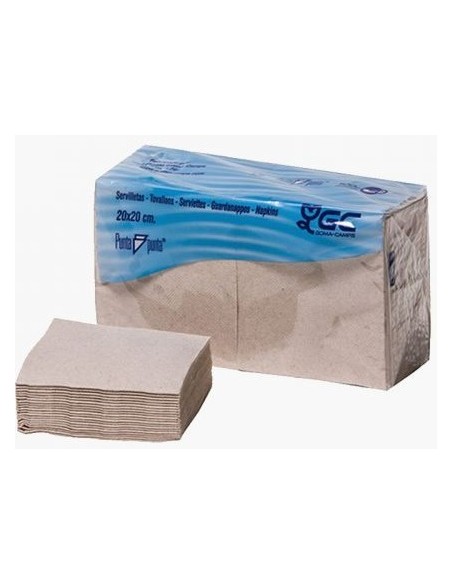 SERVILLETA 20x20 2C PUNTAPUNTA -30p x 100u- NATURE