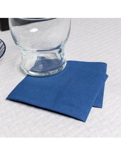 SERVILLETA 20x20 2C PUNTAPUNTA -30pq x 100u- AZUL