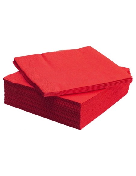 SERVILLETA 20x20 2C PUNTAPUNTA -30pq x 100u- BURDEOS