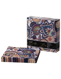 SERVILLETA 40x40 1C GC CLASS JAIPUR BERENJENA-GRAFITO -1 x 600u-