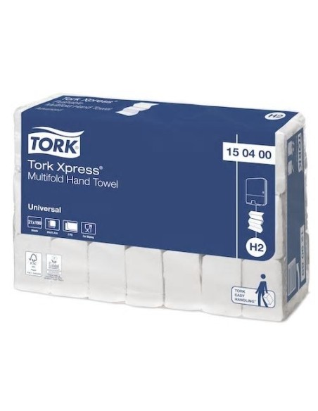 TORK XPRESS H2 2C PLEG Z BLANCA -21 x190u-