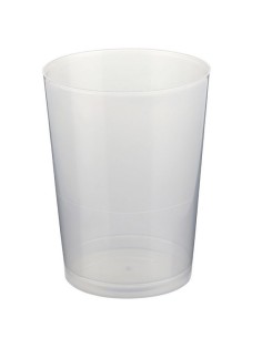 VASO TRANSP 500CC SIDRA IRROMPIBLE -12pq x 20u-